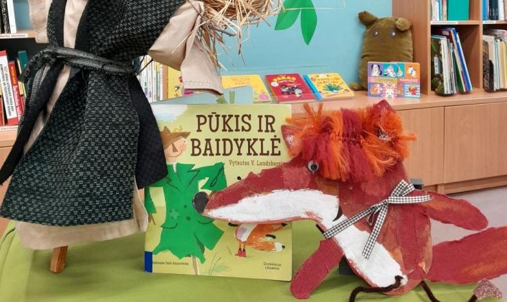 Interaktyvi edukacija pagal V. V. Landsbergio knygelę „Pūkis ir baidyklė“ su Panevėžio Beržų progimnazijos 1c klasės moksleiviais