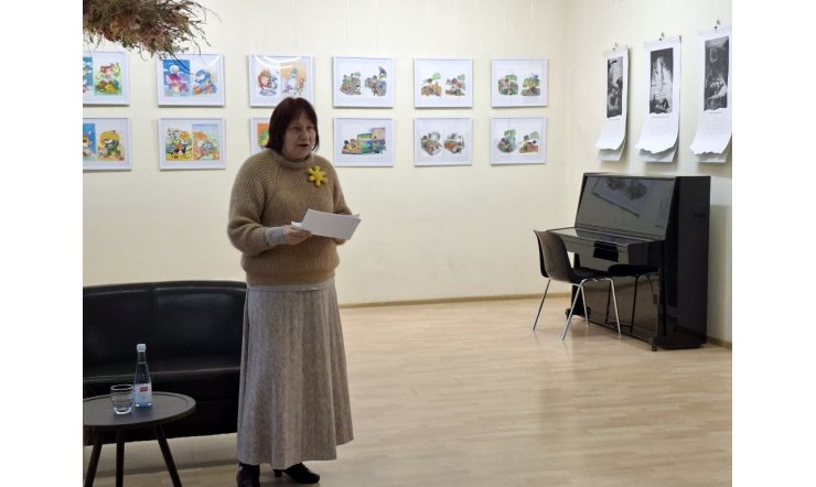 Panevėžyje atidaryta  grafikės Bronės Kanoverskytės kūrybos paroda