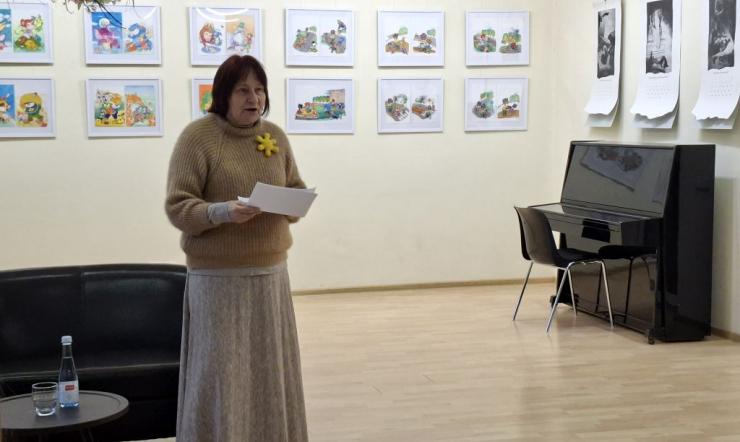 Panevėžyje atidaryta  grafikės Bronės Kanoverskytės kūrybos paroda