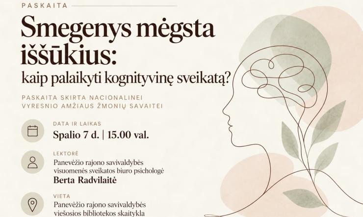 Kaip išlaikyti aštrų protą vyresniame amžiuje?
