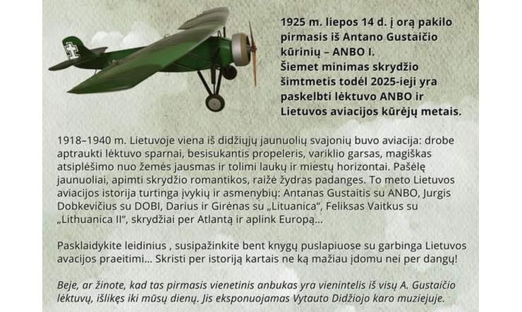 Prisimename ir minime.  Paroda Lietuvos aviacijos kūrėjų metams