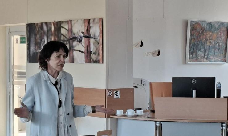 Bibliotekoje lankėsi žolininkė Dalė Petraitienė