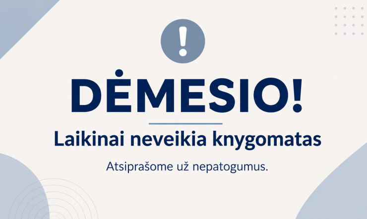 Knygomatas laikinai neveikia