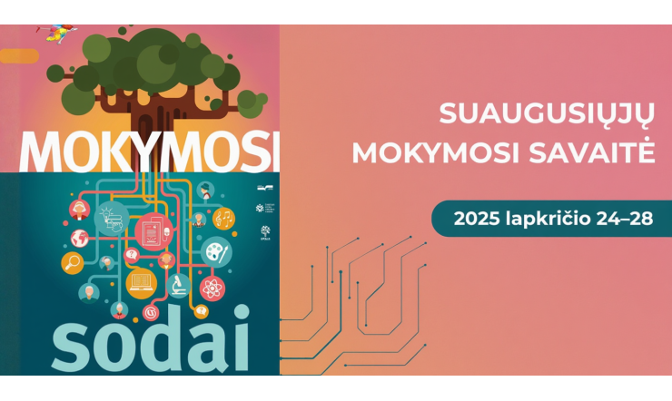 2025 m. Suaugusiųjų mokymosi savaitė „Mokymosi sodai“