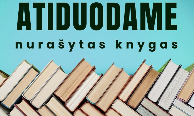 Biblioteka dovanos nurašytas knygas