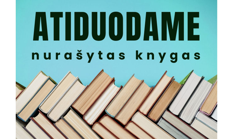 Biblioteka dovanos nurašytas knygas