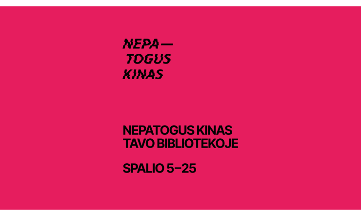 „Nepatogus kinas“ švenčia 20-metį: nemokami seansai Panevėžio rajono savivaldybės viešojoje bibliotekoje