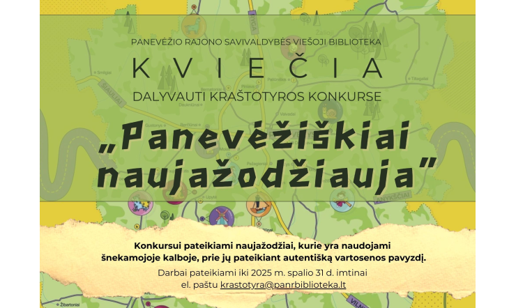 Konkursas „Panevėžiškiai naujažodžiauja“