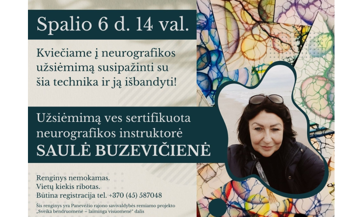 Kviečiame į neurografikos užsiėmimą! 