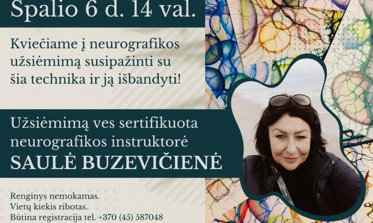 Kviečiame į neurografikos užsiėmimą! 