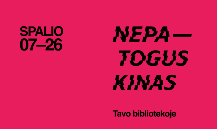 Festivalis „Nepatogus kinas“ kviečia į nemokamus seansus Bibliotekoje