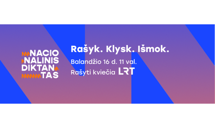 Kviečiame Nacionalinį diktantą rašyti bibliotekoje