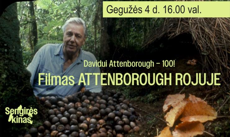  SENGIRĖS kinas Panevėžio rajono savivaldybės viešojoje bibliotekoje : Attenborough rojuje
