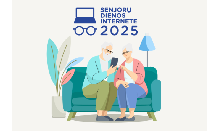 Teminė akcija „Senjorų dienos internete 2025“: tiesioginės transliacijos apie valdžios paslaugas internete