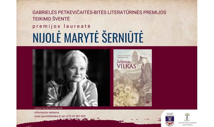 Gabrielės Petkevičaitės-Bitės literatūrinės premijos įteikimo šventė vyks Puziniškyje