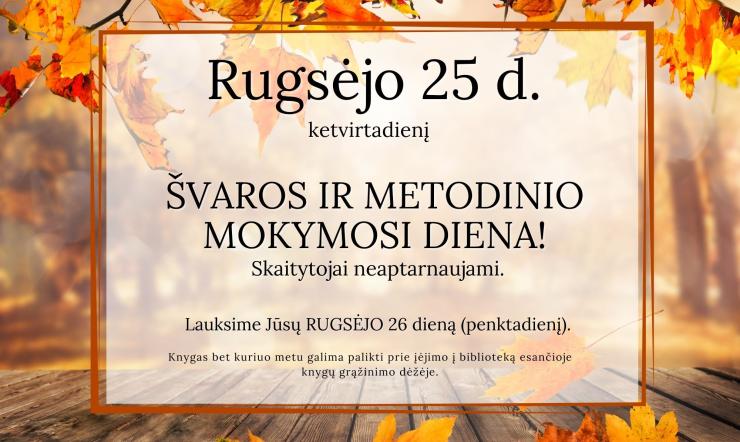 Lankytojams aktualu!
