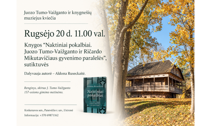 Knygos „Naktiniai pokalbiai“ sutiktuvės Ustronėje