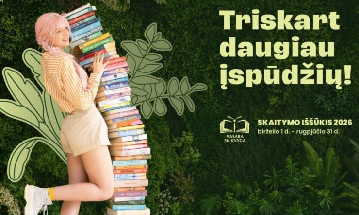 Skaitymo iššūkis „Vasara su knyga“ baigėsi: paskelbti nugalėtojai