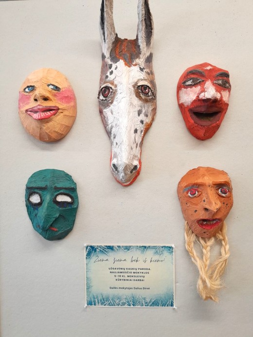 Užgavėnių kaukių paroda