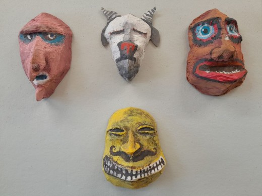 Užgavėnių kaukių paroda