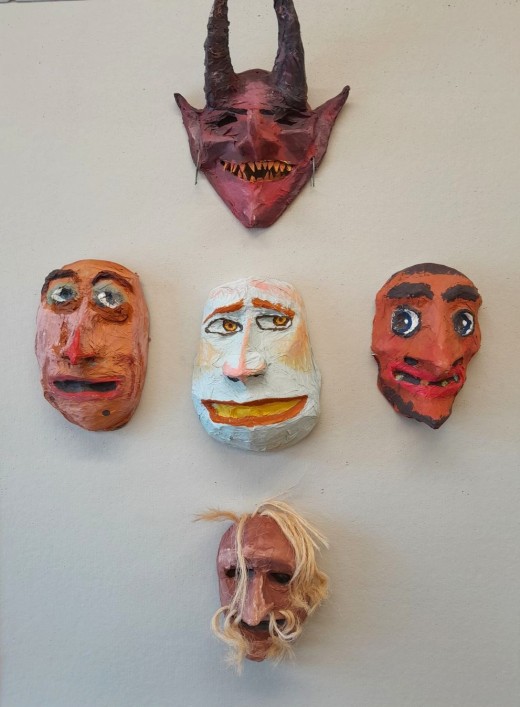 Užgavėnių kaukių paroda