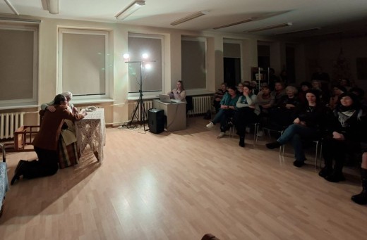 Spektaklio žiūrovai