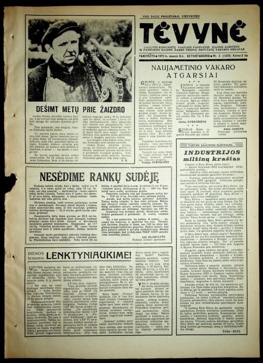 Tėvynė 1972-01-06 Nr 3