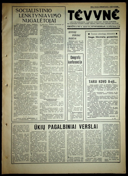 Tėvynė 1972-01-13 Nr 6