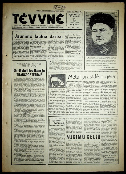 Tėvynė 1972-01-18 Nr 8