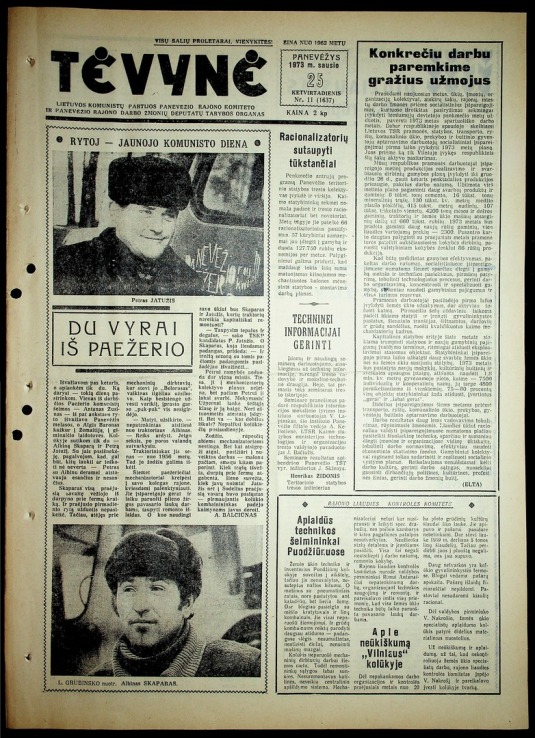 Tėvynė 1973-01-25 Nr 11