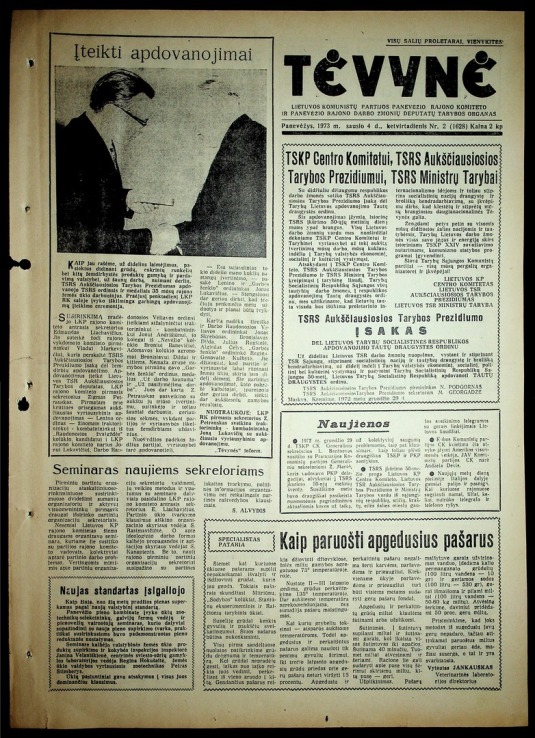 Tėvynė 1973-01-04 Nr 2
