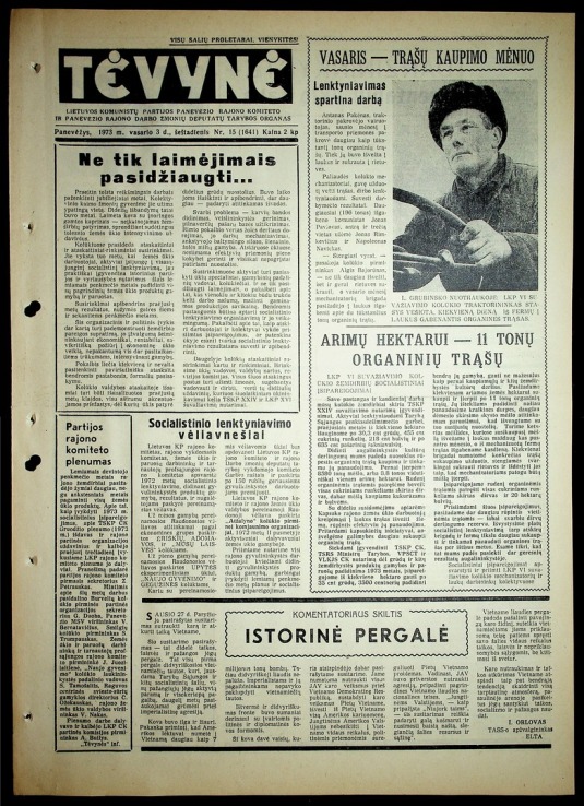 Tėvynė 1972-02-03 Nr 15