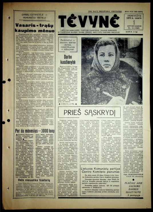 Tėvynė 1973-02-01 Nr 14