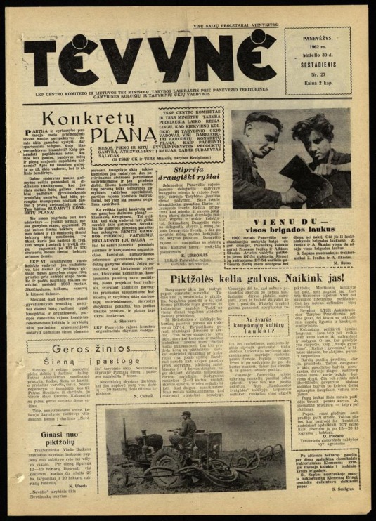 Tėvynė 1962 birželio 30 NR_27.