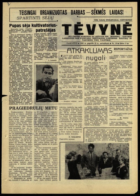 Tėvynė 1962 balandžio 27 NR_10.