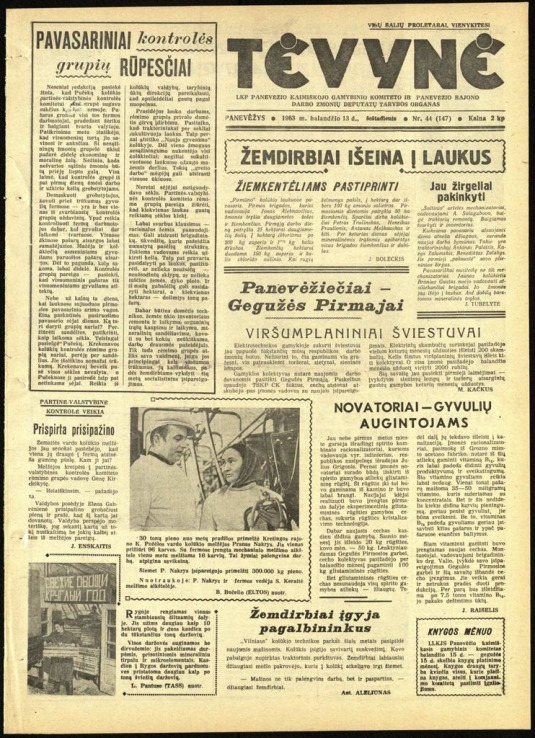Tėvynė 1963 balandžio 13 NR_44 (147)