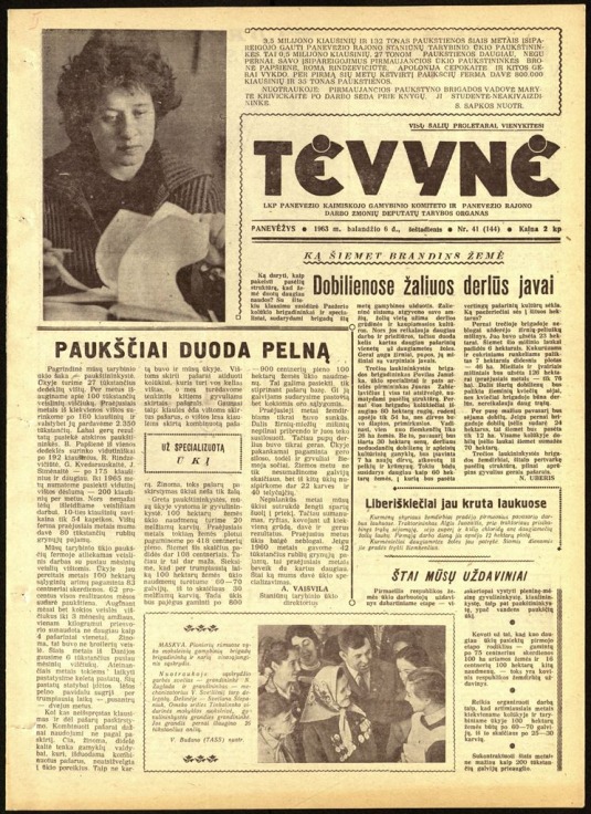 Tėvynė 1963 balandžio 6 NR_41 (144)
