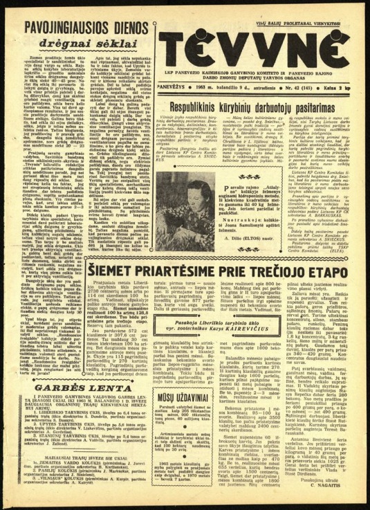 Tėvynė 1963 balandžio 9 NR_42 (145)