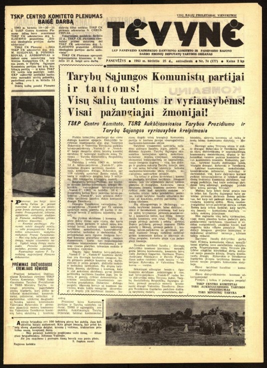 Tėvynė 1963 birželio 25 NR_74 (177)