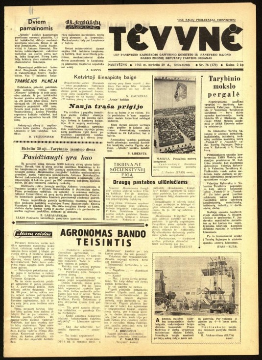 Tėvynė 1963 birželio 29 NR_76 (179)