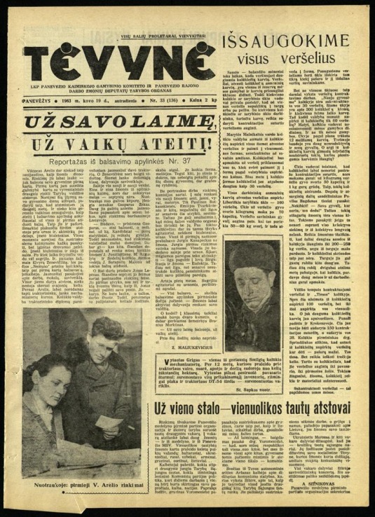 Tėvynė 1963 kovo 19 NR_33 (136)