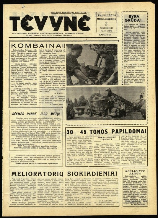 Tėvynė 1963 rugpjūčio 3 NR_91 (194)