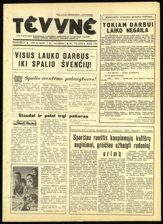 Tėvynė 1963 spalio 1 NR_116 (219)