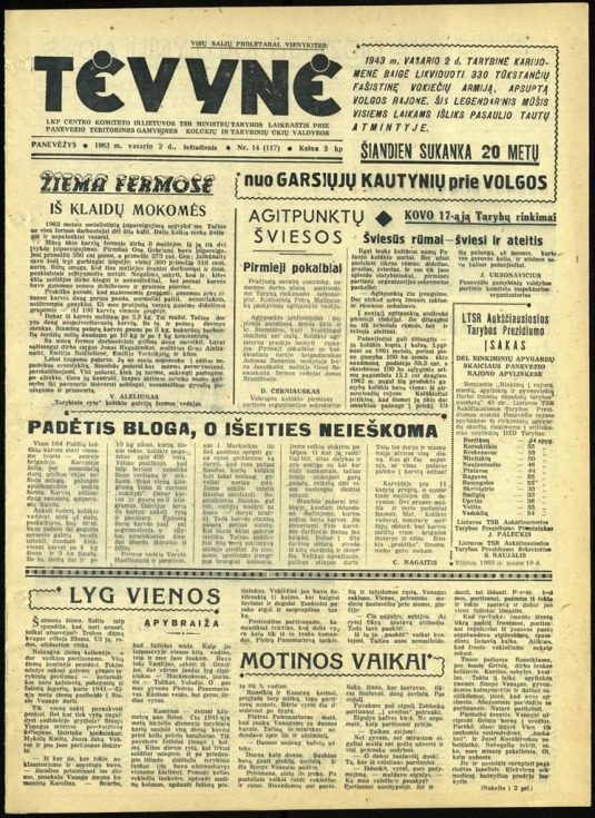 Tėvynė 1963 vasario 2 NR_14 (117)